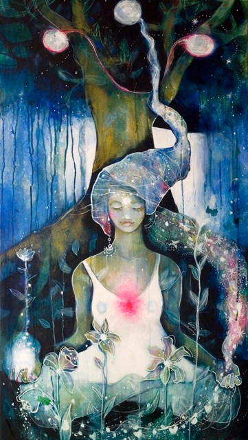 Pintura por Agnès Mateu (www.agnesmateu.com)